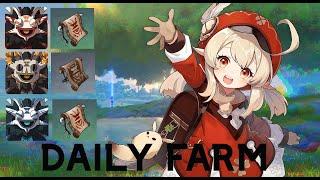 Daily Farm: Samachurl/Divining Scroll Routes (Genshin Impact)