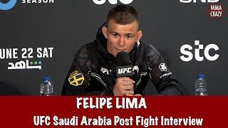 Felipe Lima talks “big brother” Khamzat Chimaev & movitation to get finish at ufc Saudi Arabia