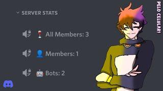 Stats Bot - Sistema de Contador por Comandos - Discord Tutorial Celular