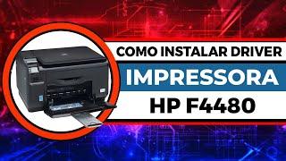 COMO INSTALAR DRIVER DA HP DESKJET F4480