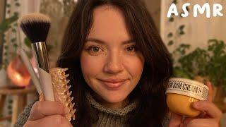 ASMR Personal Attention to Fall Asleep FAST (skincare, face tracing, pampering, guided relaxing)