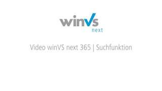 winVS next 365 | Suchfunktionen