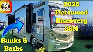 Double Bath & Bunks! 2025 Fleetwood Discovery 38N!