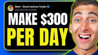 Option Selling Strategy for Daily Income [ Using only $1,000]