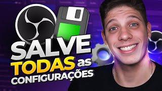 Como Salvar as Configurações (cenas e fontes) do OBS Studio 2023