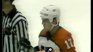 Oct 25, 1984 Rob Ramage vs Ed Hospodar St Louis Blues vs Philadelphia Flyers