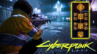 Overpowered Best Long Range Sniper Build Showcase (Very Hard) Patch 2.12 - Cyberpunk 2077