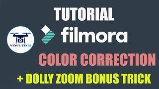 Tutorial FILMORA | Color Correction e DOLLY ZOOM con un CLICK