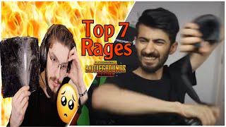 When Streamers Rage in PUBG Mobile ! Top 7