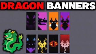 Minecraft 1.20 : Dragon Banners Design Tutorial | TadCreeper