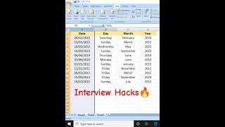 Excel Interview Questions: Tips & Tricks