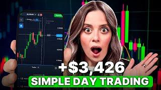 Beginner's Luck: $3,426 in 13 Minutes | LIVE INTRADAY TRADING TODAY