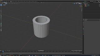 [Blender 2.8+] How to make a hollow cylinder