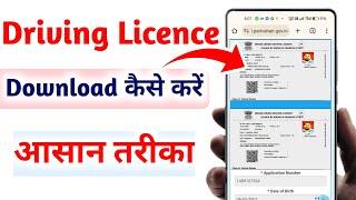 Driving Licence kaise download kare 2024 | How to Download Driving Licence in Hindi