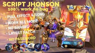 New Script  Jhonson Legends No Password | Full Effect Voice