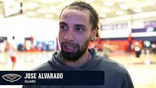 Jose Alvarado on injury timeline, Trey Murphy III | Pelicans Practice 12/29/2024