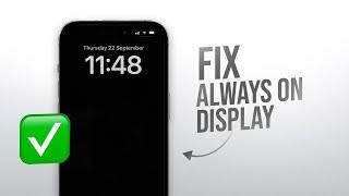 How to Fix Always On Display Not Working on iPhone