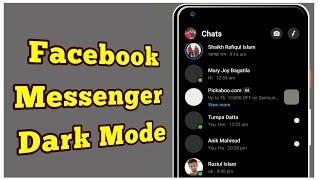 How to Enable Facebook Messenger Dark Mode