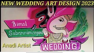 New Wedding Art's design 2023 !! Wedding Art  Anadi Artist