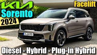 2024 Kia Sorento Facelift - News Infos Daten Ausstattung - Diesel Hybrid Plug-in Hybrid PHEV deutsch