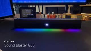 Creative SoundBlaster GS5: RGB εφέ & Modes για Gaming, Video και Super Wide!