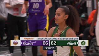 Skylar Diggins-Smith Highlights In WNBA Return | Canada Game, Los Angeles Sparks vs Seattle Storm