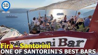 One of Santorini's Best Bars - PK Bar in Fira