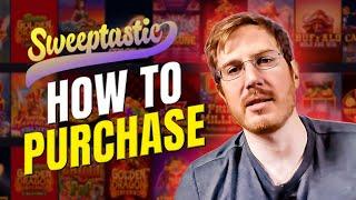 How To Purchase at Sweeptastic Sweepstakes Casino #socialcasino #slots #realmoneygames #sweepstakes