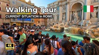 Rome Italy - This is CURRENT SITUATION in ROME - August 30th 2024 - Walking Tour 4k