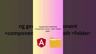 Create New Component in Specific Folder Angular #generate #specific #folder #module #angularcli