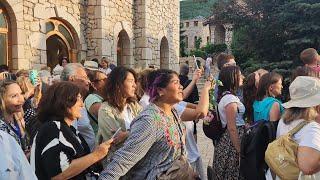 Miracle of Spinning Sun after Public Apparition with Visionary Marija Medjugorje