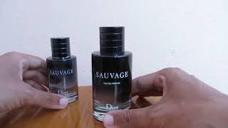 FAKE vs REAL DIOR SAUVAGE ( quick video - how to spot a fake Sauvage )