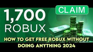 HOW TO GET FREE ROBUX WITHOUT DOING ANYTHING 2024