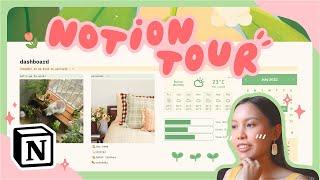 MY NOTION TOUR  how I organize my work and life (free templates!)