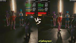 Cyberpunk 2077 Path Tracing VS Ultra Settings FSR 1440p | 7900 XTX | R9 7950X 3D