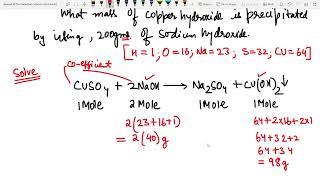 ICSE 2025 Mole Concept I  Chemical Equations Numerical Class 10 ICSE 2025 I Crystal Clear Concepts