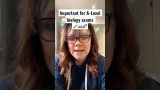 Important for A-Level biology exams  #alevels2023 #alevelbiology