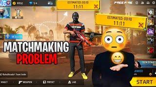 Free Fire Game Not Starting Problem  Matchmaking Problem In Free Fire  Free Fire Id Blacklist