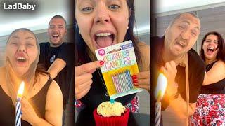 When Mum & Dad try the candle challenge ️