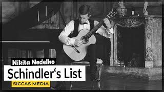 Schindler's List - Theme played by Nikita Nedelko on classical guitar | Siccas Media