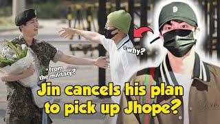 Jin very excited with Jhope's return on October 10th, but this disappointing thing happened?