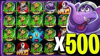 NEW SPACE ZOO SLOT  MEGA BIG WINS  MAX BET X500 MULTIPLIER OMG‼️