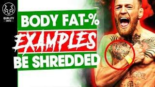 Body Fat Percentage Examples Men  - How To Look More Shredded