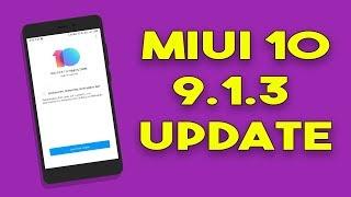 MIUI 10 9.1.3 New Beta Update for Redmi Note 5 Pro