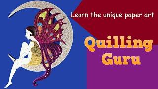 Quilling Fairy | How to make Moon Fairy using Paper Quilling art