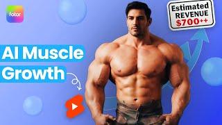 How to Make Viral AI Muscle Videos | 100% Monetizable ($700+/Month)