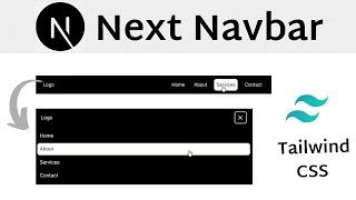 Responsive Navbar With Next.js(reactjs) And Tailwind CSS In 7minutes