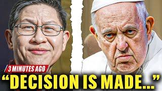 3 MIN AGO: Pope Francis QUITS and Cardinal Luis Tagle Is Officially The New Pope!