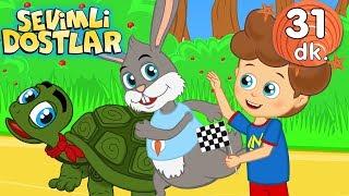 Tavşan ile Kaplumbağa şarkısı ile Sevimli Dostlar Bebek Şarkıları | Adisebaba Kids Songs