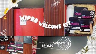 wipro Welcome kit|Wipro Welcome Kit 2023 Fresher| Unboxing the wipro Welcome kit Black Box|SP Vlog